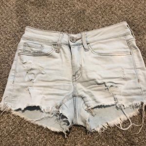 Denim shorts